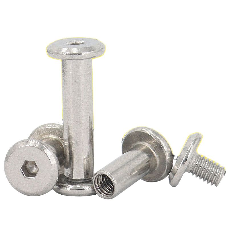Đinh tán inox, đinh tán vặn ren inox 304 đầu lục giác 3ly 4 ly 5ly 6ly 8ly