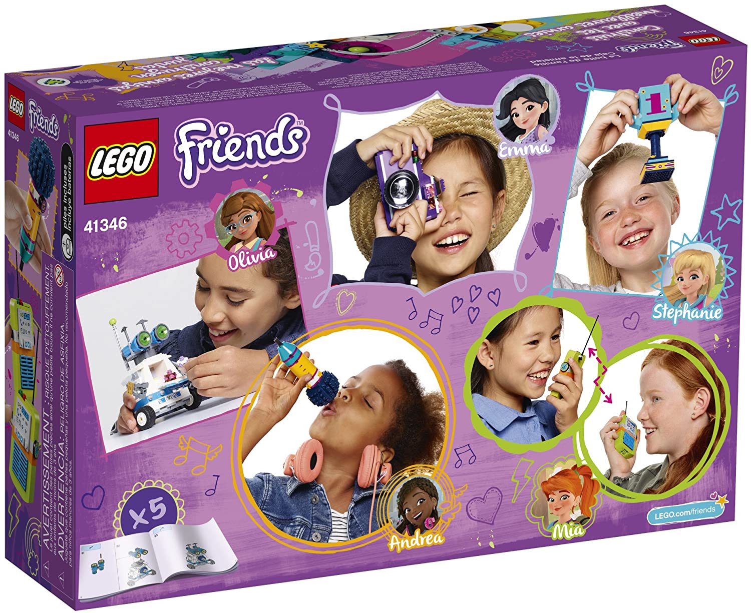 Đồ chơi lego friends - chiếc hộp tình bạn - mã sp 41346
