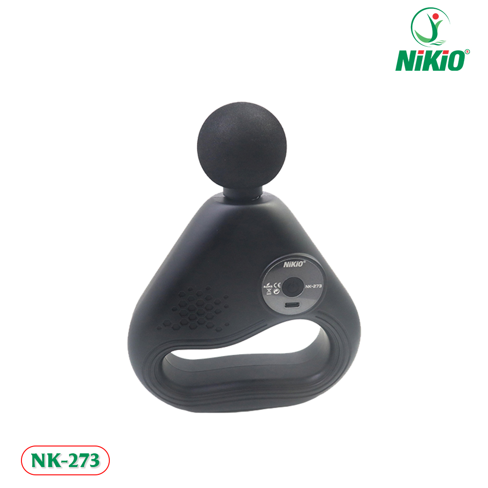   Mẫu Mới 2025  Súng Massage Cầm Tay Matxa Giảm Đau Nhức Và Giãn Cơ Toàn Thân Nikio NK-273 - 4 Tốc Độ Mát Xa Tùy Chỉnh Pin Sạc Tiện Mang Đi Xa 