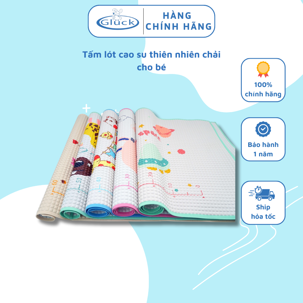 Tấm lót chống thấm nước cho bé ngủ, miếng lót chống thấm cho bé, tấm lót cho bé nằm chơi, tấm lót chống thấm Gluck Baby