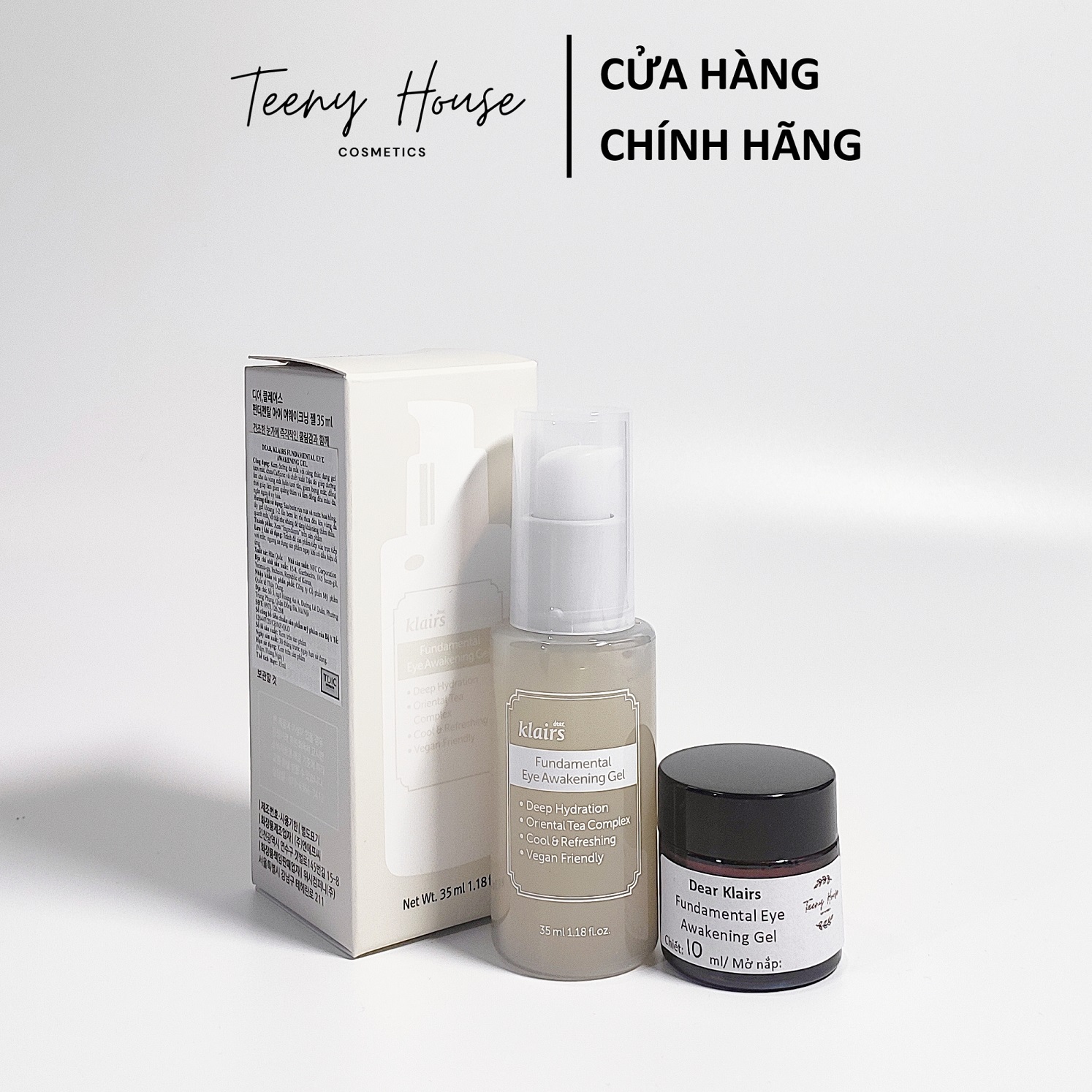 Kem dưỡng giảm bọng mắt dạng Gel DEAR KLAIRS Fundamental Eye Awakening