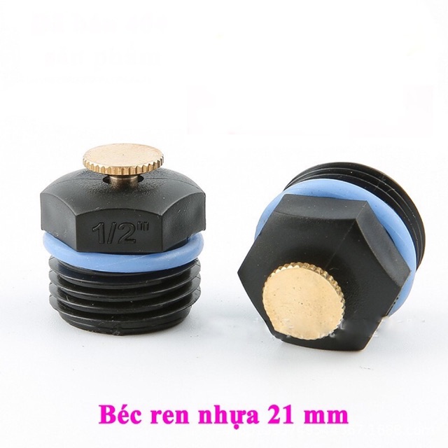 Combo 20 béc tưới cây phun mưa chỉnh lưu lượng ren 21