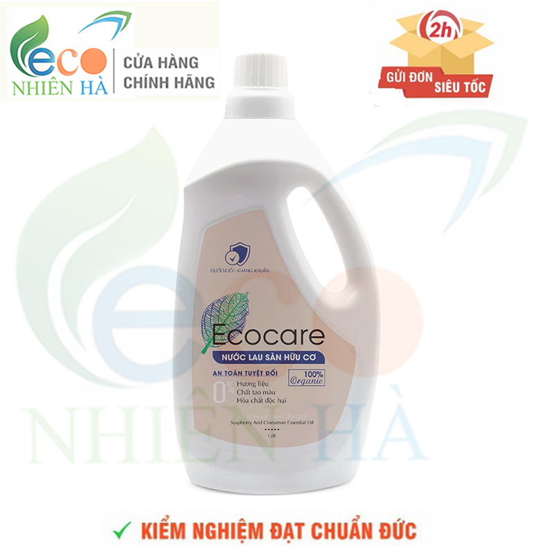 Nước lau sàn hữu cơ đuổi muỗi tinh dầu Quế 1L thương hiệu Ecocare