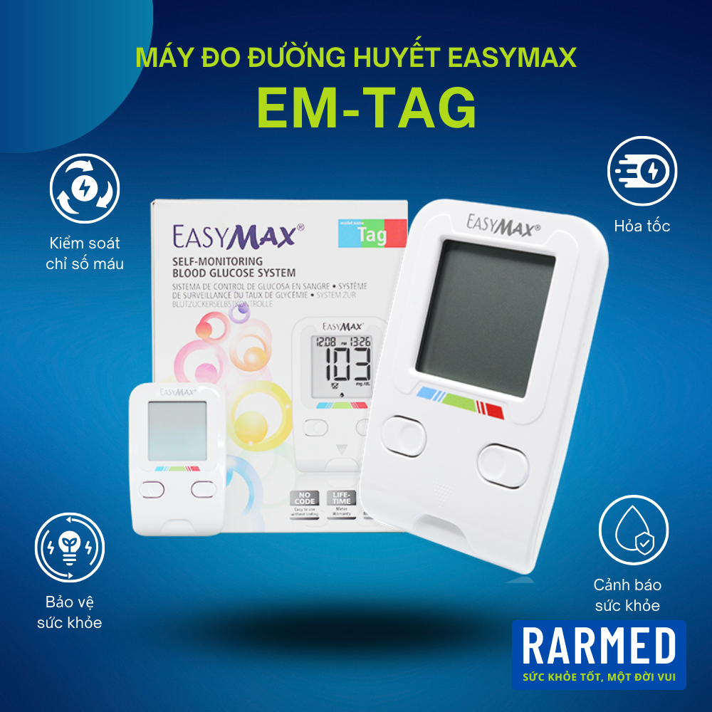 Easymax tag blood glucose meter