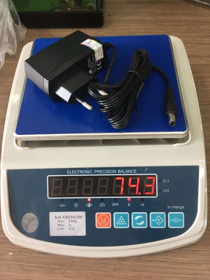 Cân điện tử kd tbed -3000gram sai số 0.1gram