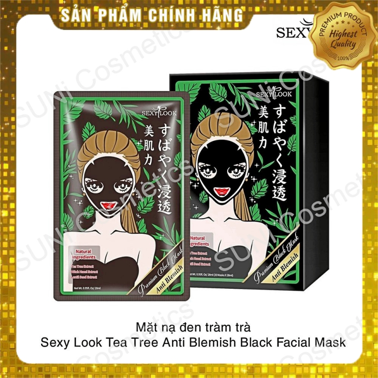Mặt nạ tràm trà sexylook kiểm soát dầu và mụn