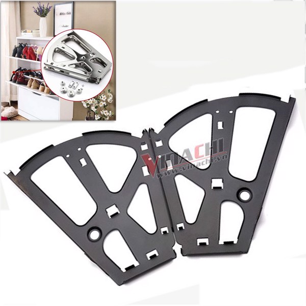 Bản Lề Tủ Giày Thép - Bản Lề Tủ Giày Thép Vinachi Phụ Kiện Chuyên Dùng Để Làm Tủ Giày Thông Minh, Tiện Ích