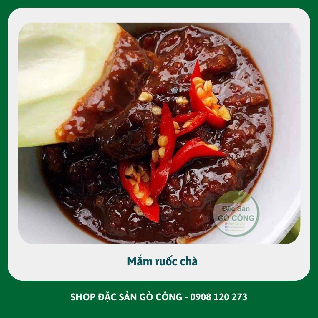 Combo 3 hủ mắm ruốc chà Gò Công nguyên chất hủ 250gr