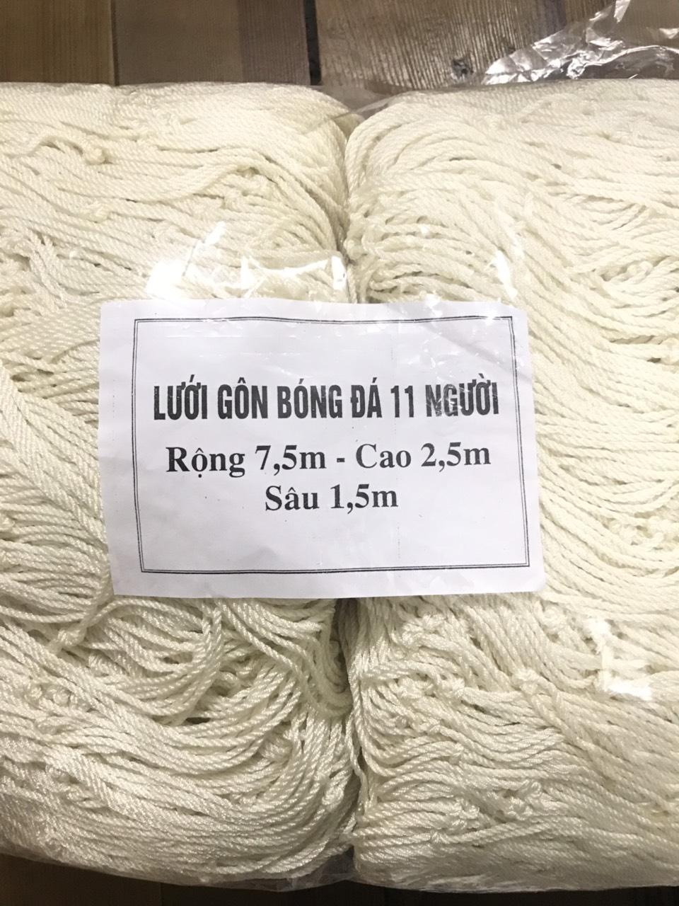 Lưới Gôn Bóng Đá 11 Người Chất Liệu Dù Siêu Bền Đẹp Cao Cấp