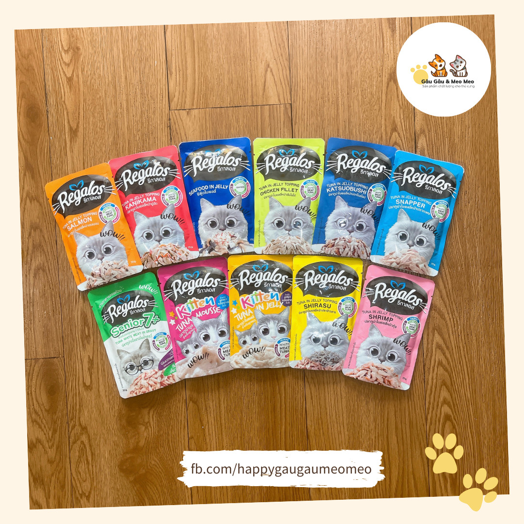 REGALOS PATE CAO CẤP CHO MÈO TỪ THÁI LAN