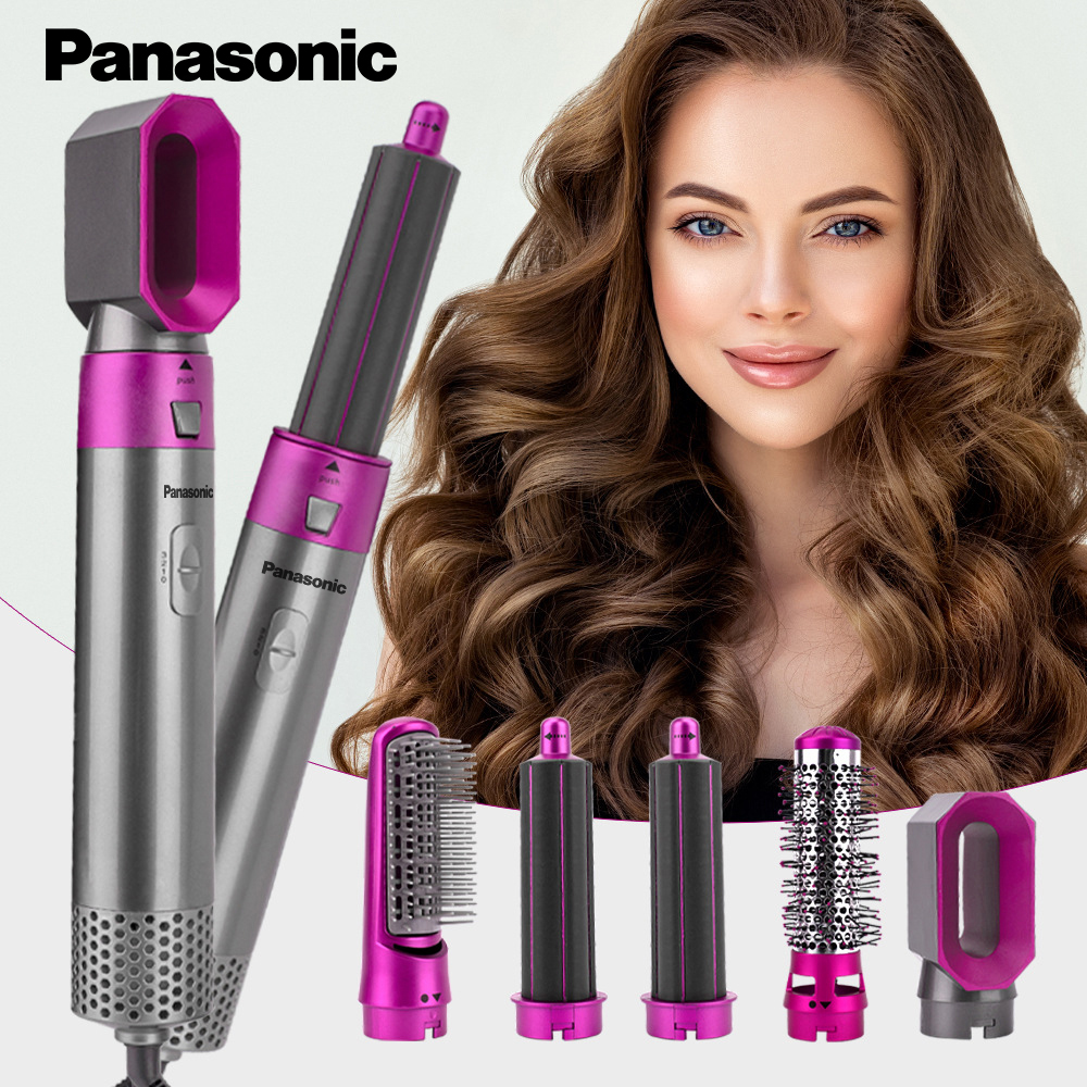 Cao cấp Máy sấy tóc Panasonic 5 trong 1 Máy uốn tóc Máy duỗi tóc Thanh uốn