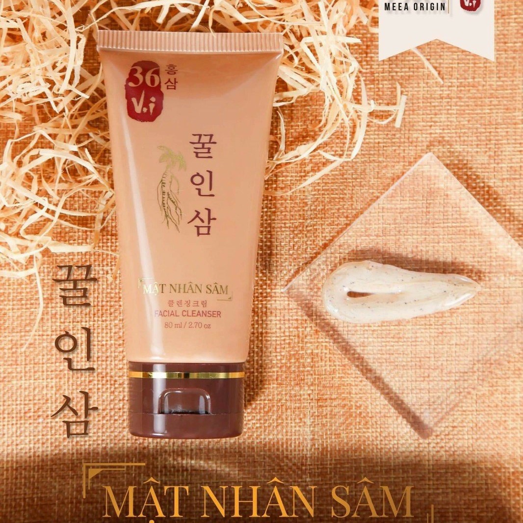 Sữa rửa mặt 36 vị mật nhân sâm dành cho da dầu mụn 80ml