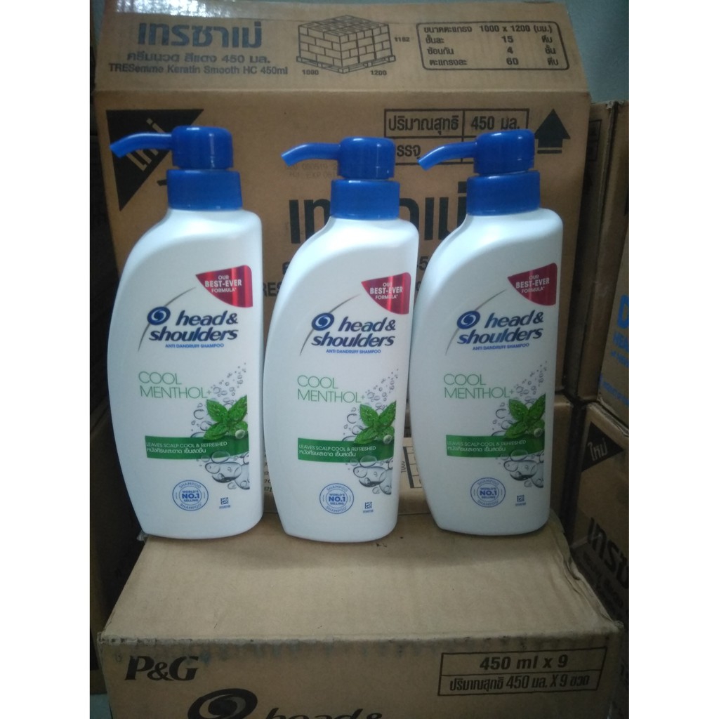 Dầu Gội Head&Shoulders 450ml Hàng Chính Hãng mát lạnh sạch gàu