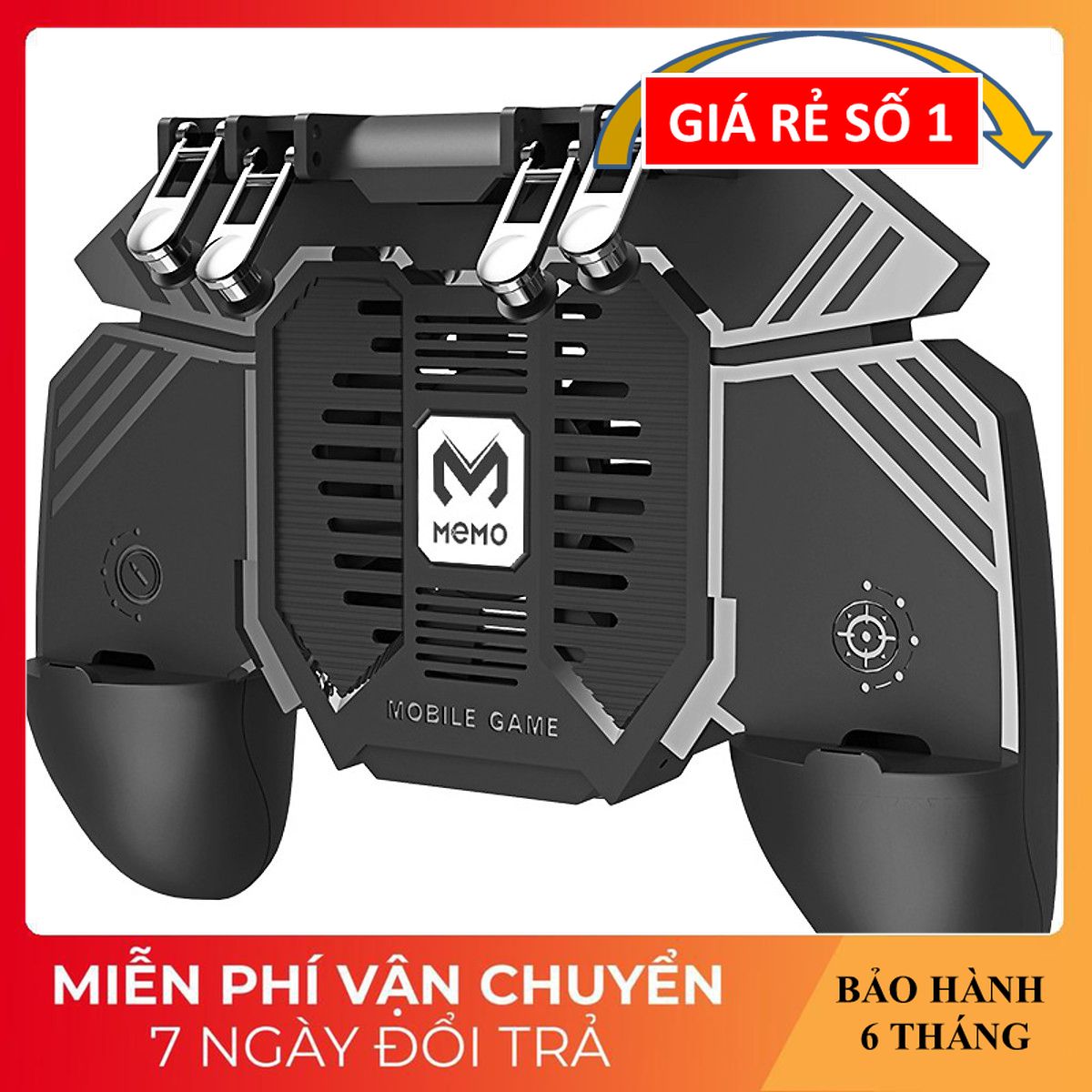 [Có Bảo Hành] Tay Cầm Chơi Game M1441 Kiêm Quạt Tản Nhiệt (Cắm USB) Chuyên Dành Cho Game Thủ - Hàng Nhập Khẩu