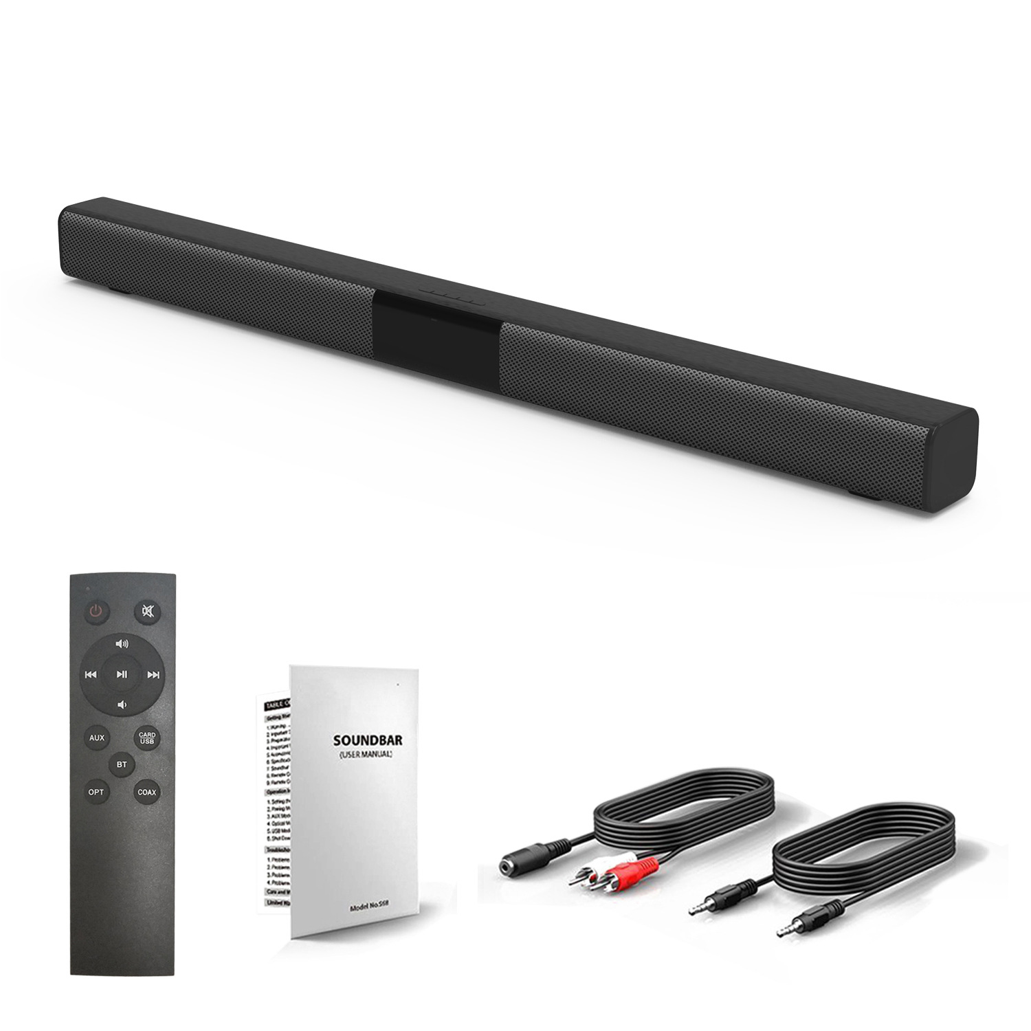 Loa thanh  kết nối Bluetooth 4.0 - Âm thanh 3D giả lập 5.1  A8 Tặng 1 tai nghe thể thao cực chất