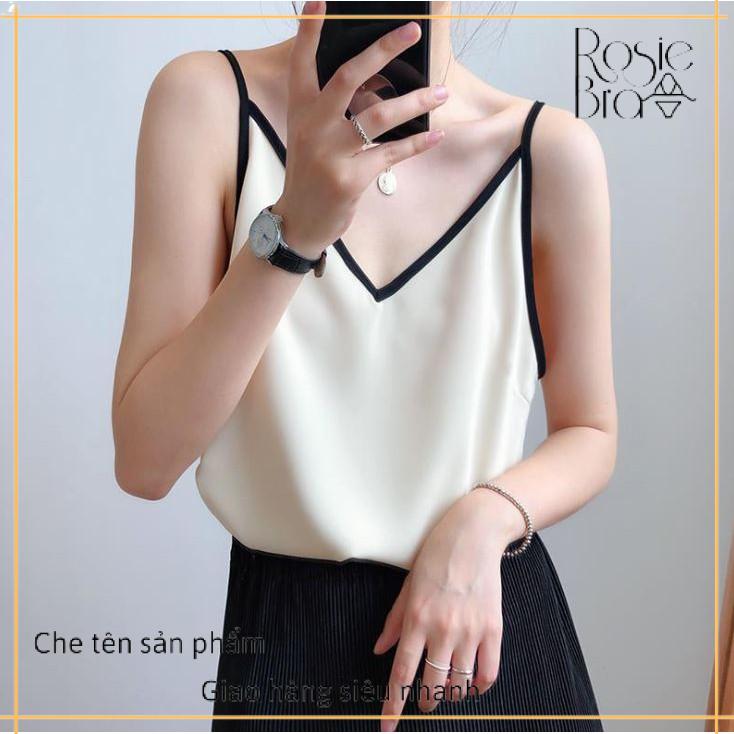 Áo hai dây voan cát mỏng nhẹ Ct300