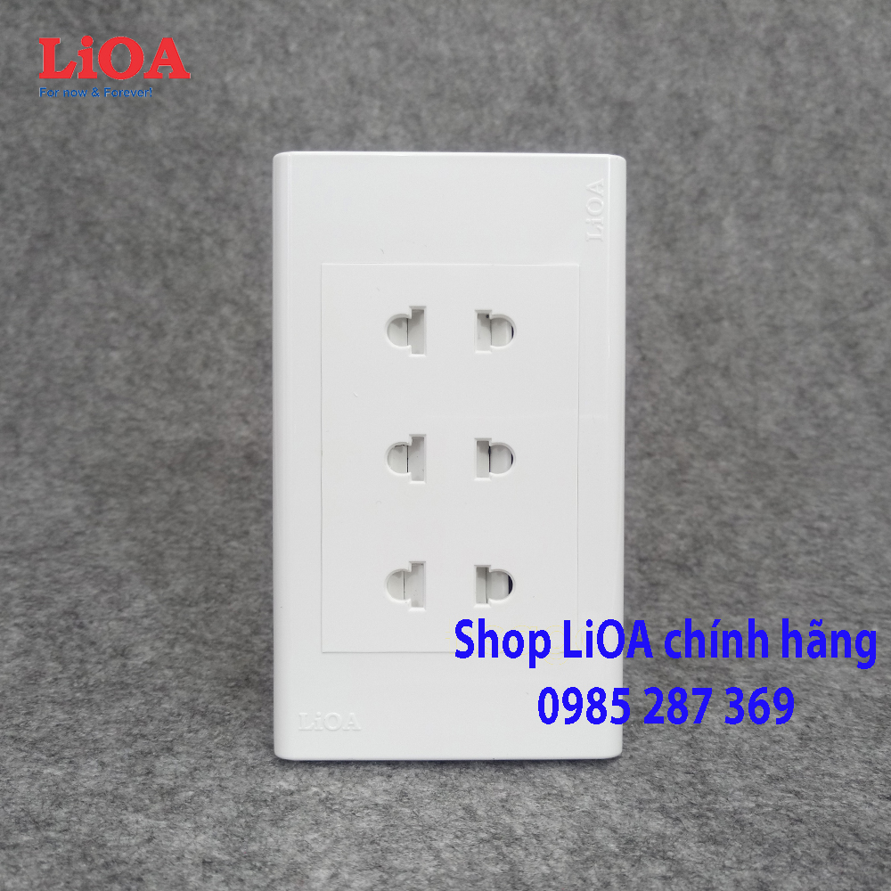 Ổ cắm điện ba 2 chấu 16a lioa