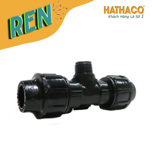 Tê 20 ren ngoài 20 hathaco dùng cho ống hdpe