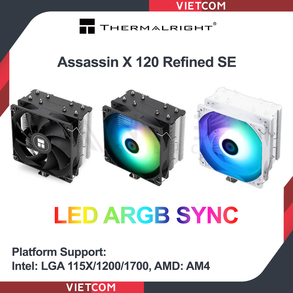 Tản Nhiệt Khí, Tản Nhiệt CPU, Thermalright Assassin X 120 Refined SE & Assassin King 120 SE - Tặng kèm keo tản nhiệt