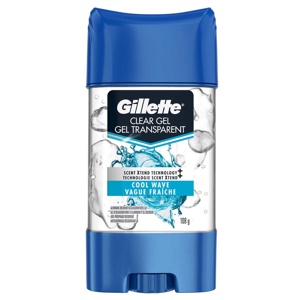 Lăn khử mùi nam gillette clear gel 108g