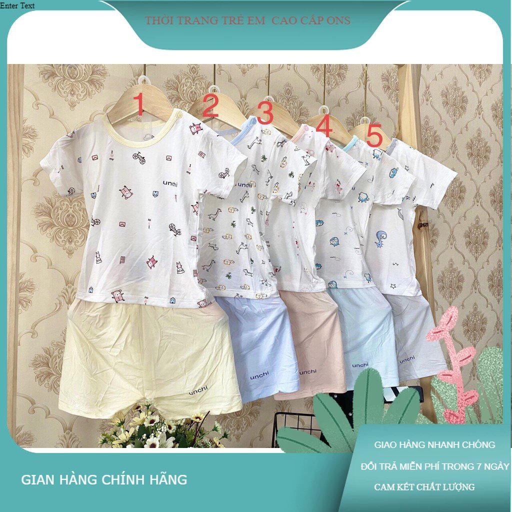 4kg - 18kg ❤️❤️❤️bộ cộc chui trắng phối quần màu unchi cúc vai ❤️❤️ vải petit