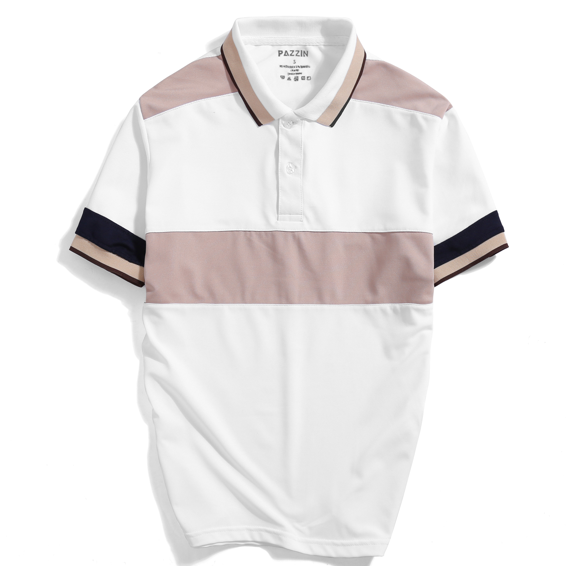 Áo thun nam POLO thiết kế vải cá sấu cotton cao cấp ngắn tay lịch lãm AT07