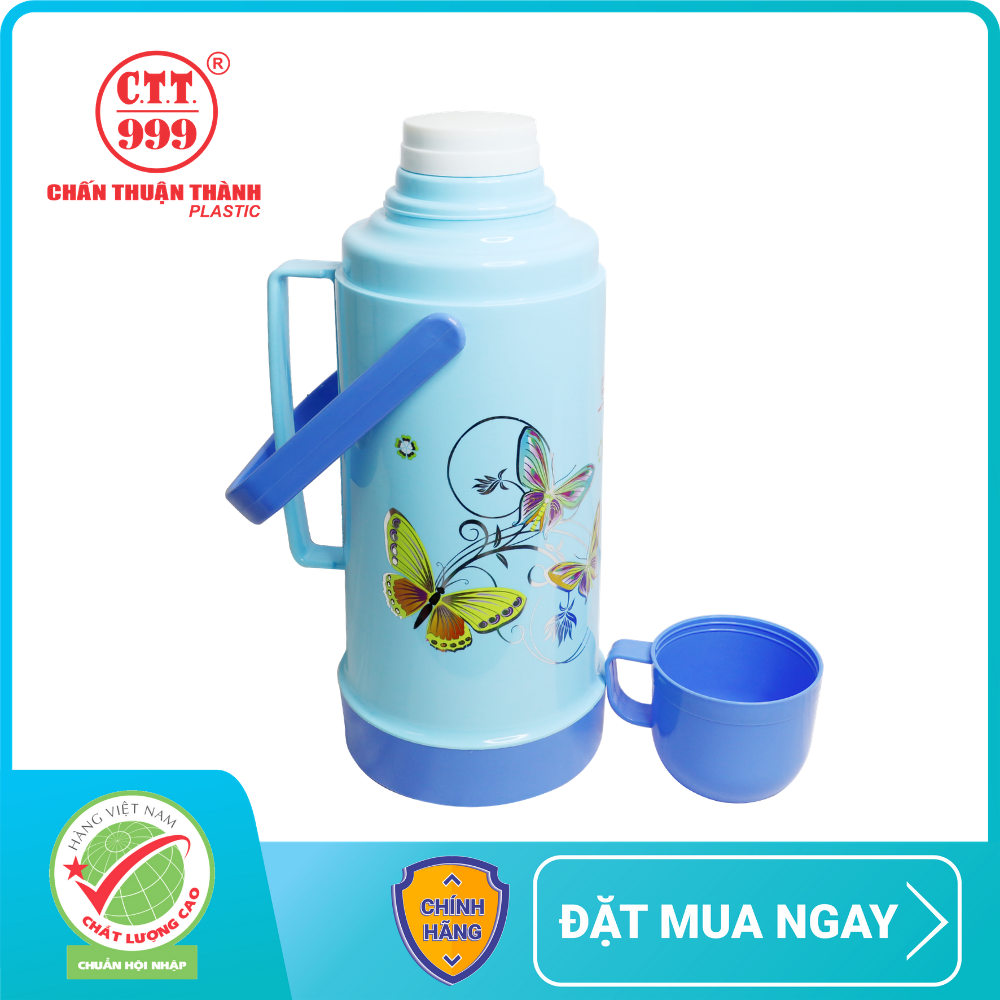 Phích nước giữ nhiệt dung tích lớn Chấn Thuận Thành BT3L221D Xanh dương