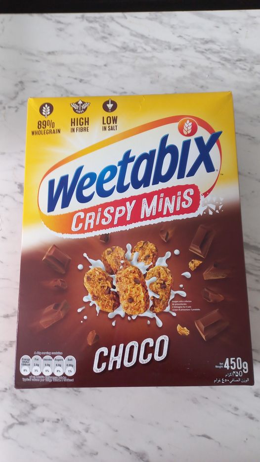 Ngũ cốc vị Sôcôla Crispy Minis Choco hiệu Weetabix 450gr. Expiry date: 09/2024