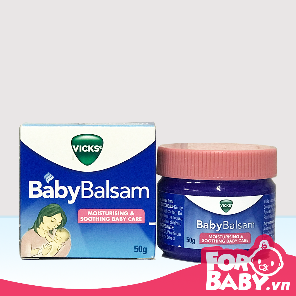 Dầu bôi ấm vick baby balsam 50g - úc