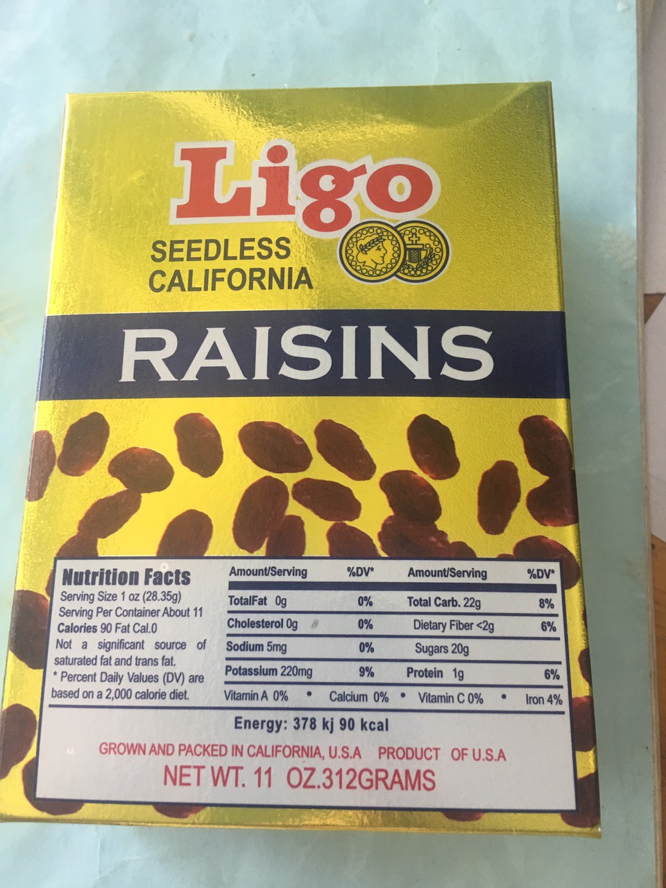 Nho Mỹ Ligo Seedless California 312gr
