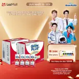 Thùng 48 hộp Sữa Nước Nutifood GrowPLUS+ Suy Dinh Dưỡng (Đỏ) - Hỗ trợ tăng cân, tăng chiều cao Ít đường 180ml - Trên 1 tuổi (Bao bì tùy đợt nhập hàng)