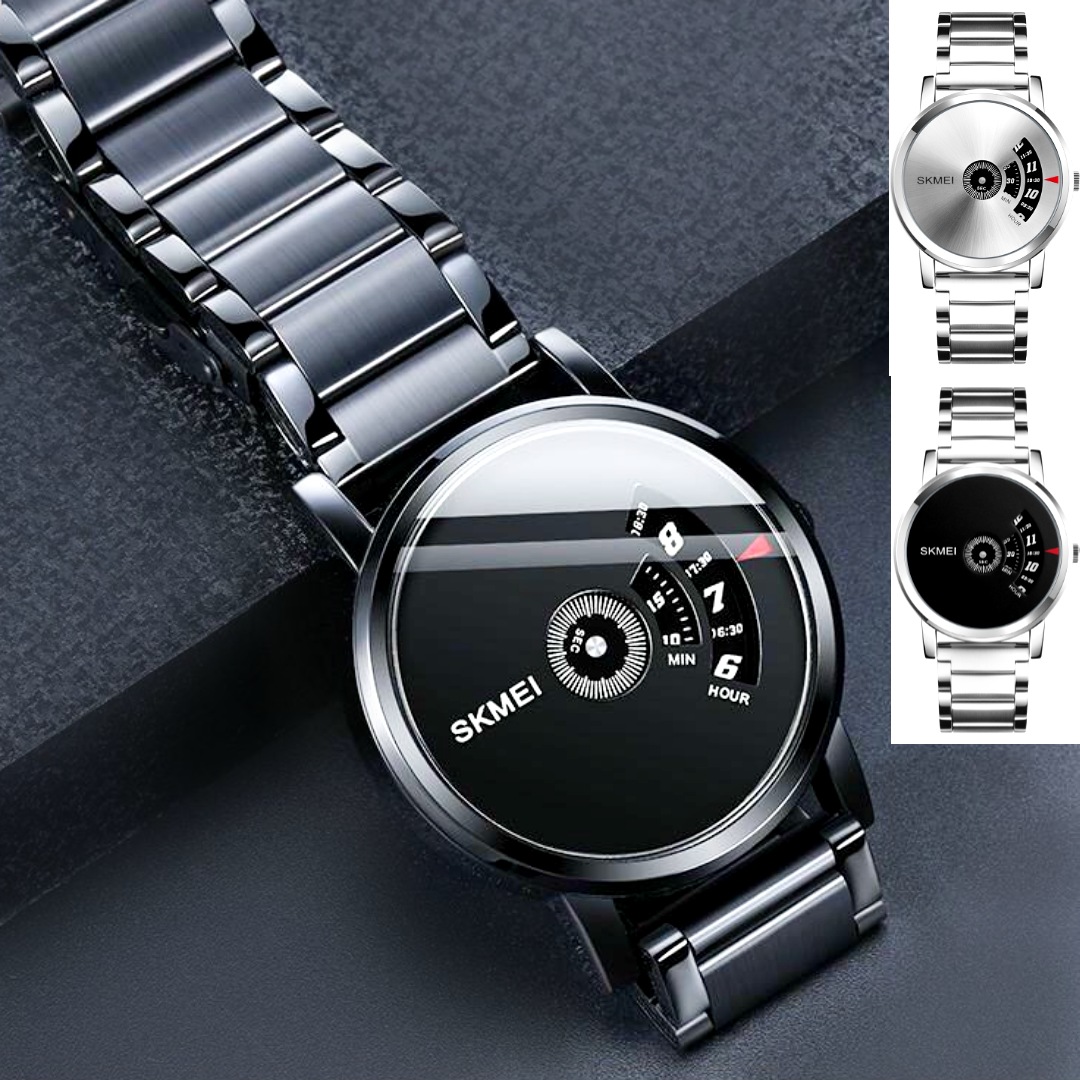 ĐỒNG HỒ NAM SKMEI 1260 Chính hãng,Dây kim loại thép,Sang trọng cao cấp chống nước chống xước