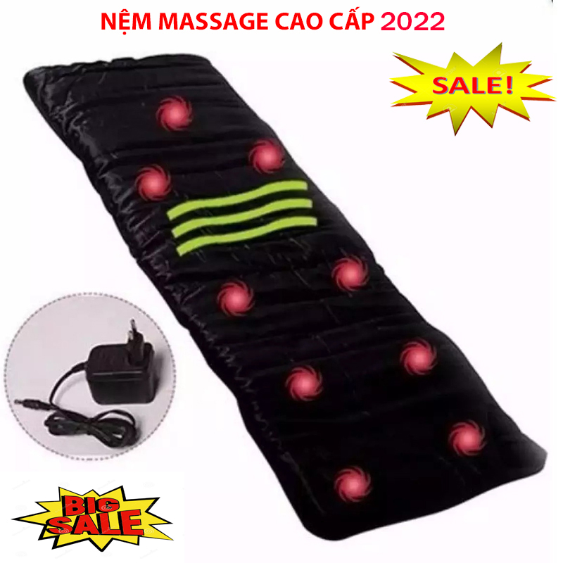 Nệm Massage Toàn Thân,Ghế Massage Đa Năng, Có Điều Khiển Điều Chỉnh Nhiều Chế độ Mát xa Bảo hành lỗi 1 đổi 1.