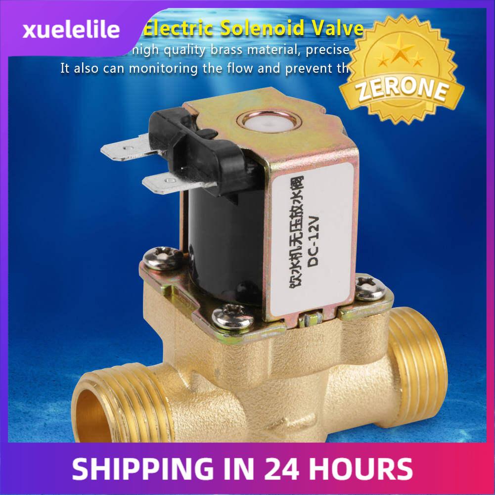 Van điện từ 12v bspp g1/2 brass n/c n/c van điện từ thường đóng van điện từ 2 chiều van điều chỉnh áp suất