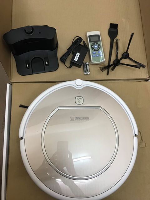 Robot hút bụi lau nhà ecovas cen 540 - hàng mới 100% bảo hành 12 tháng - tặng kèm 1 bộ phụ kiện thay thế