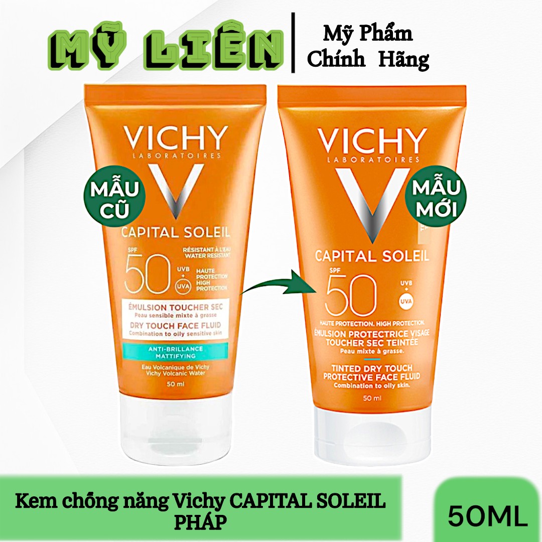 Kem chống nắng vichy capital soleil spf50 50ml pháp