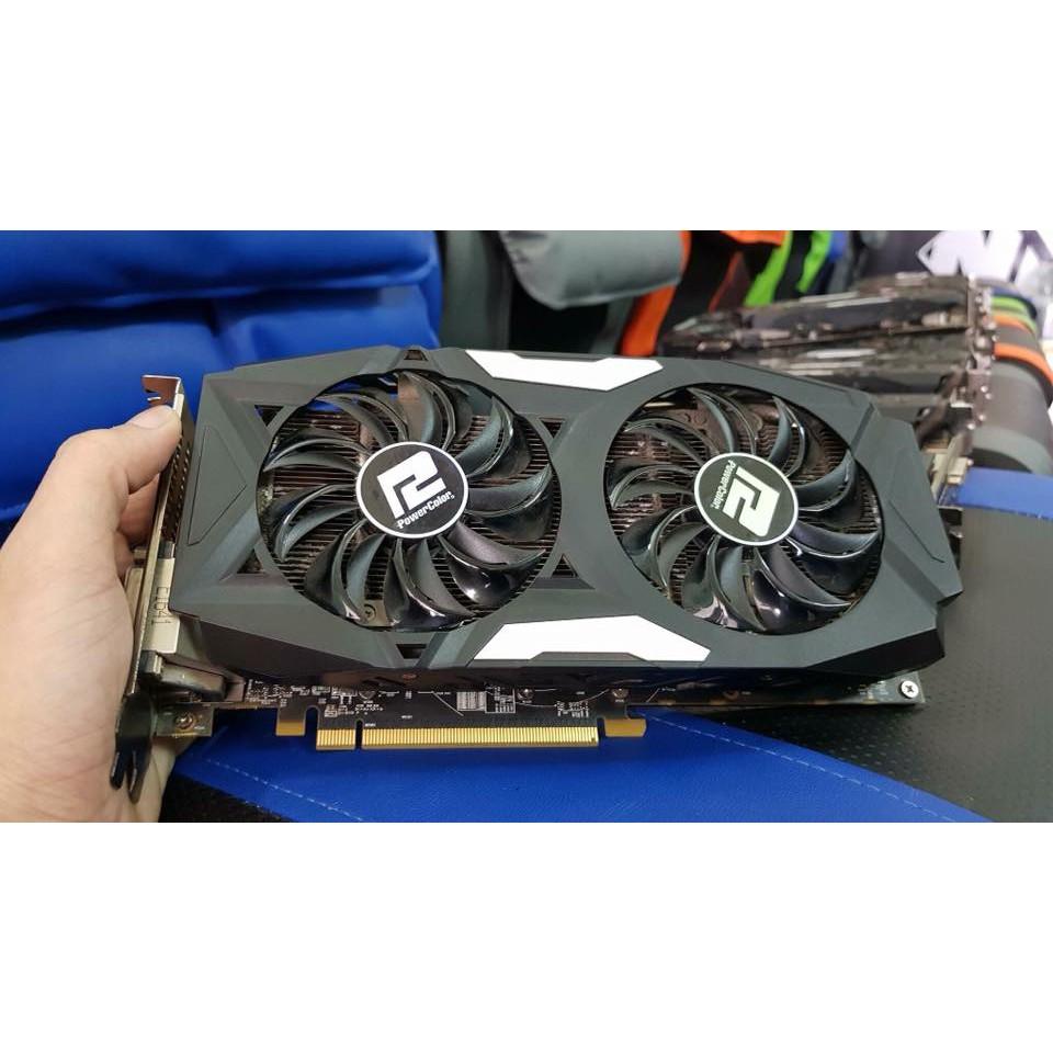 Vga amd rx 580 powercolor 4gb mạnh hơn gtx 1060 - bản 1 cổng dvi