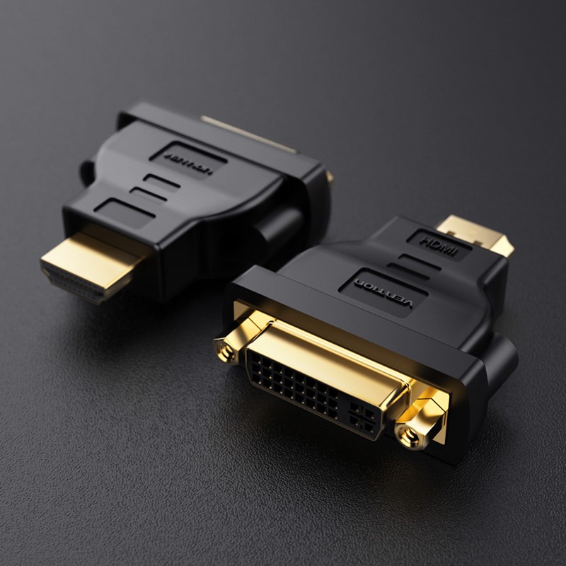 Đầu chuyển hdmi to dvi vention eccb0 dễ dàng kết nối điện thoại máy tính bảng ra tivi máy chiếu
