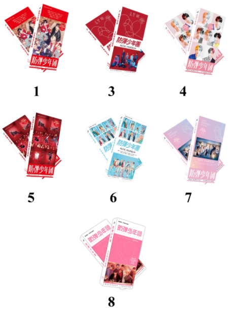 Hộp postcard BTS Persona, Love yourself, Answer,...