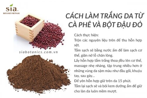 Mix đậu đỏ cà phê handmade- Tắm trắng (50gr~100gr)