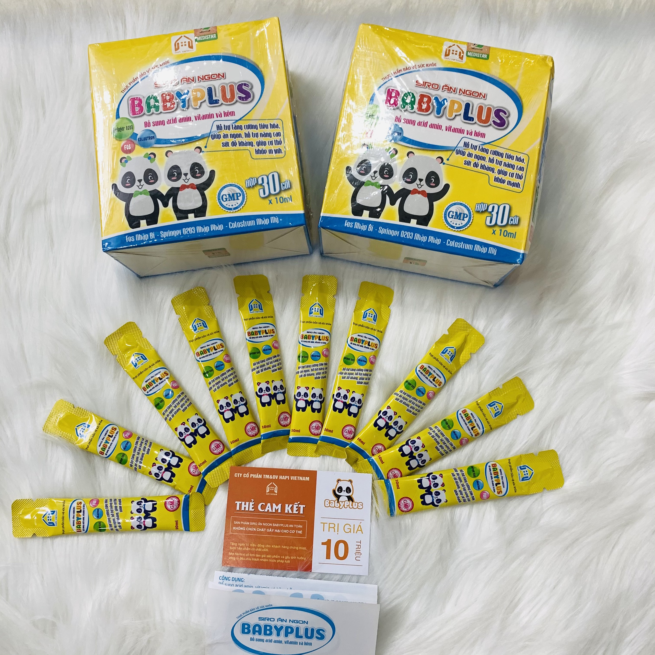 Siro Ăn Ngon BabyPlus Tăng Đề Kháng, Cải Thiện Hệ Tiêu Hóa, Tăng Cân Cho Bé