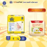 Tã dán UniDry Siêu khô thoáng gói Jumbo mới size S54