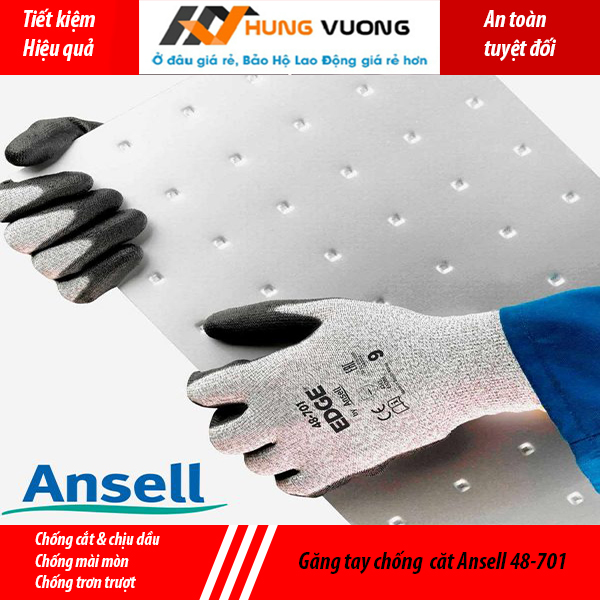 Găng tay chống cắt Ansell Edge 48-701
