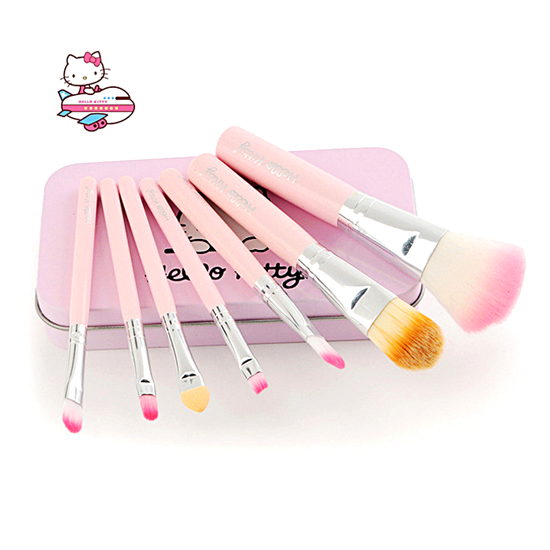 [HCM]Bộ Cọ Trang Điểm 7 Cây Hello Kitty