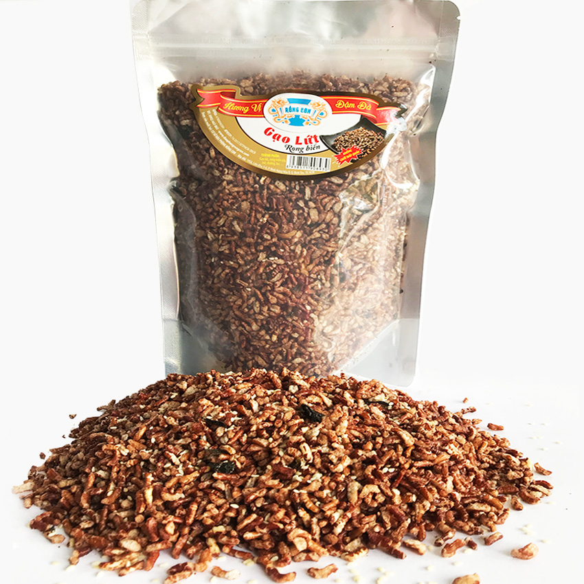 [HCM]300g Gạo Lứt Sấy Rong Biển ( Túi Zip) thương hiệu Rồng Con