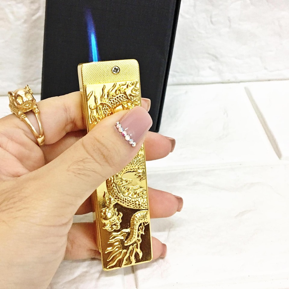 [HCM]BẬT LỬA KHÈ - TRƯỢT HÌNH RỒNG (KIM LOẠI) - (XÀI GAS)