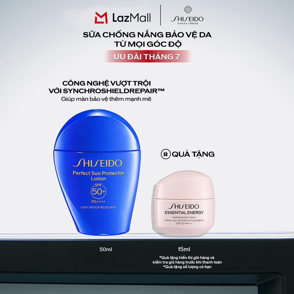 Sữa chống nắng dưỡng da Shiseido GSC Perfect Sun Protector Lotion SPF50+ 50ml