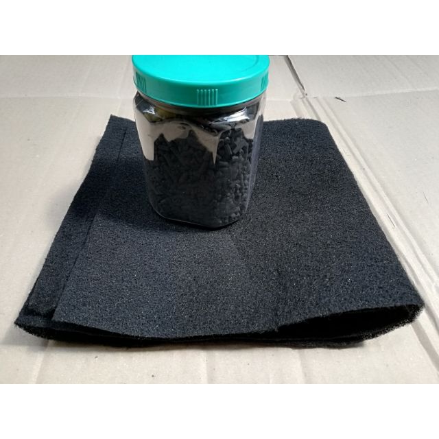 Combo 500g than hoạt tính + 2 miếng vải carbon khử mùi