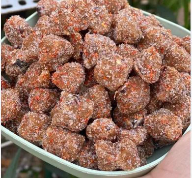 Kẹo me muối ớt , kẹo me cay tẩm đường, chua cay mặn ngọt