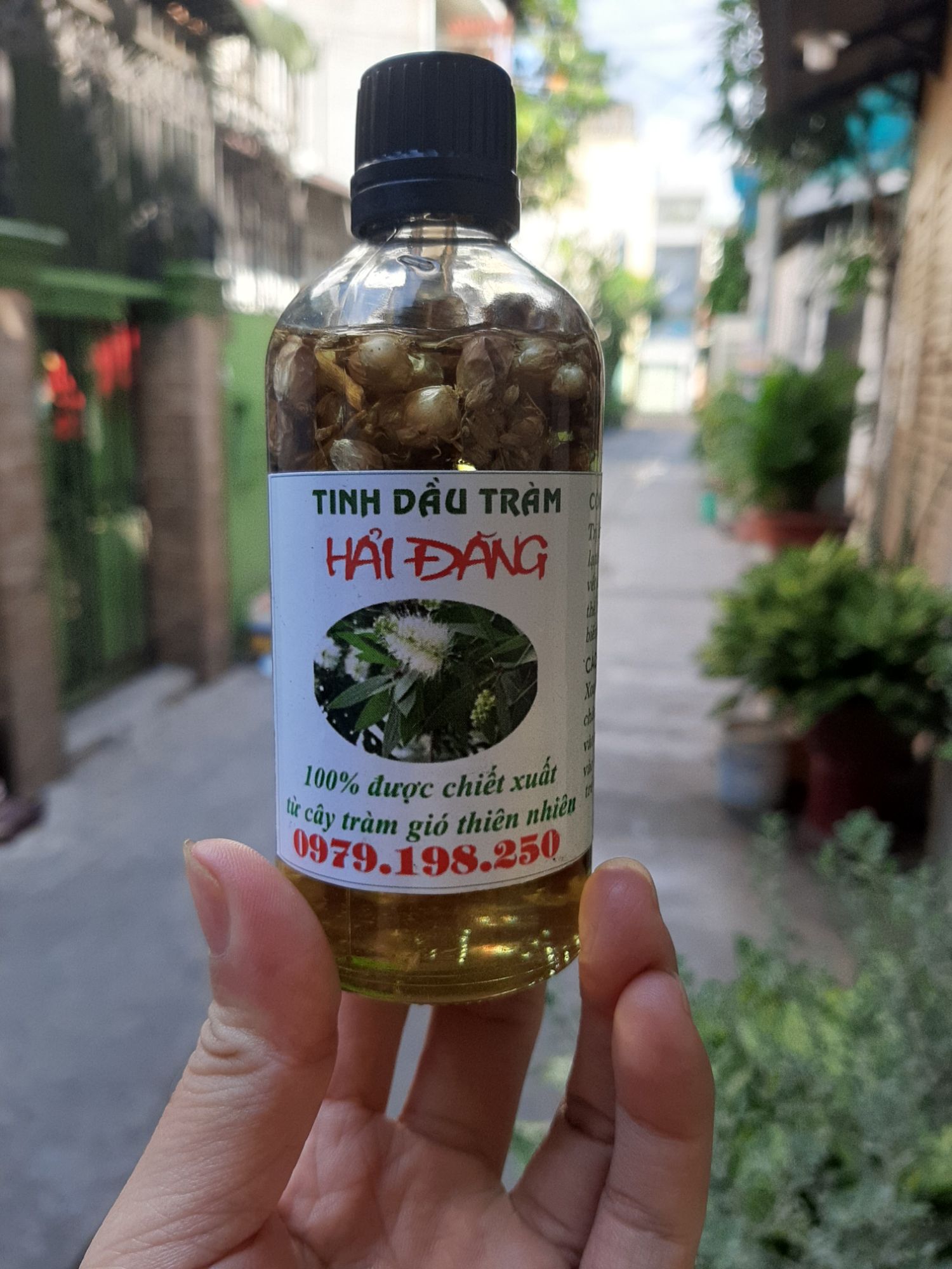 Tinh dầu tràm nguyên chất nhà nấu